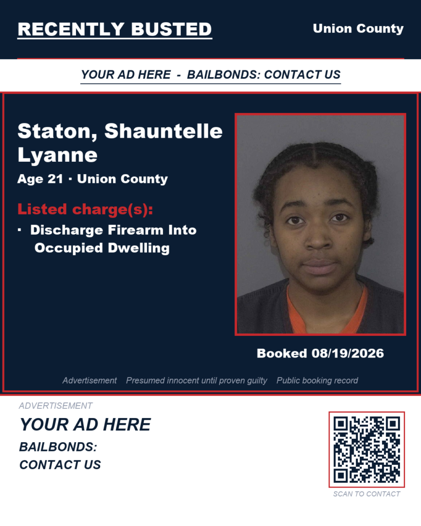 Arrest report - STATON, SHAUNTELLE LYANNE