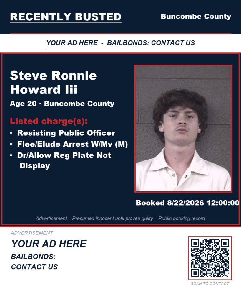 Arrest report - STEVE RONNIE HOWARD III
