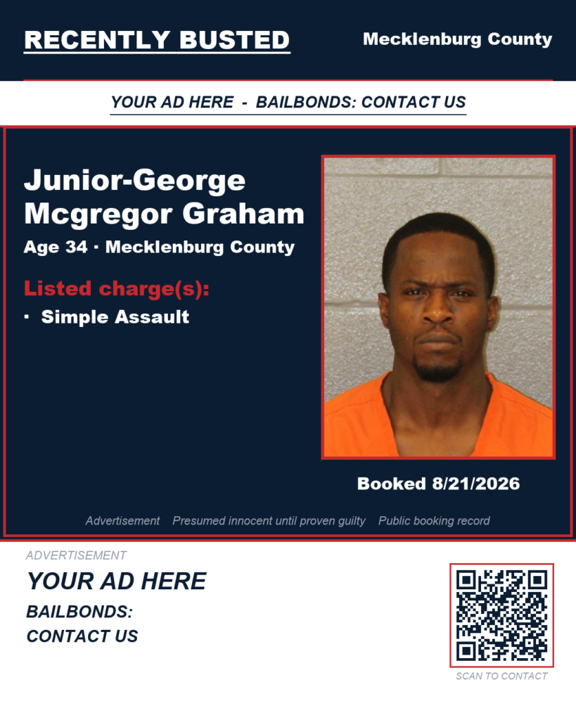 Arrest report - JUNIOR-GEORGE MCGREGOR GRAHAM