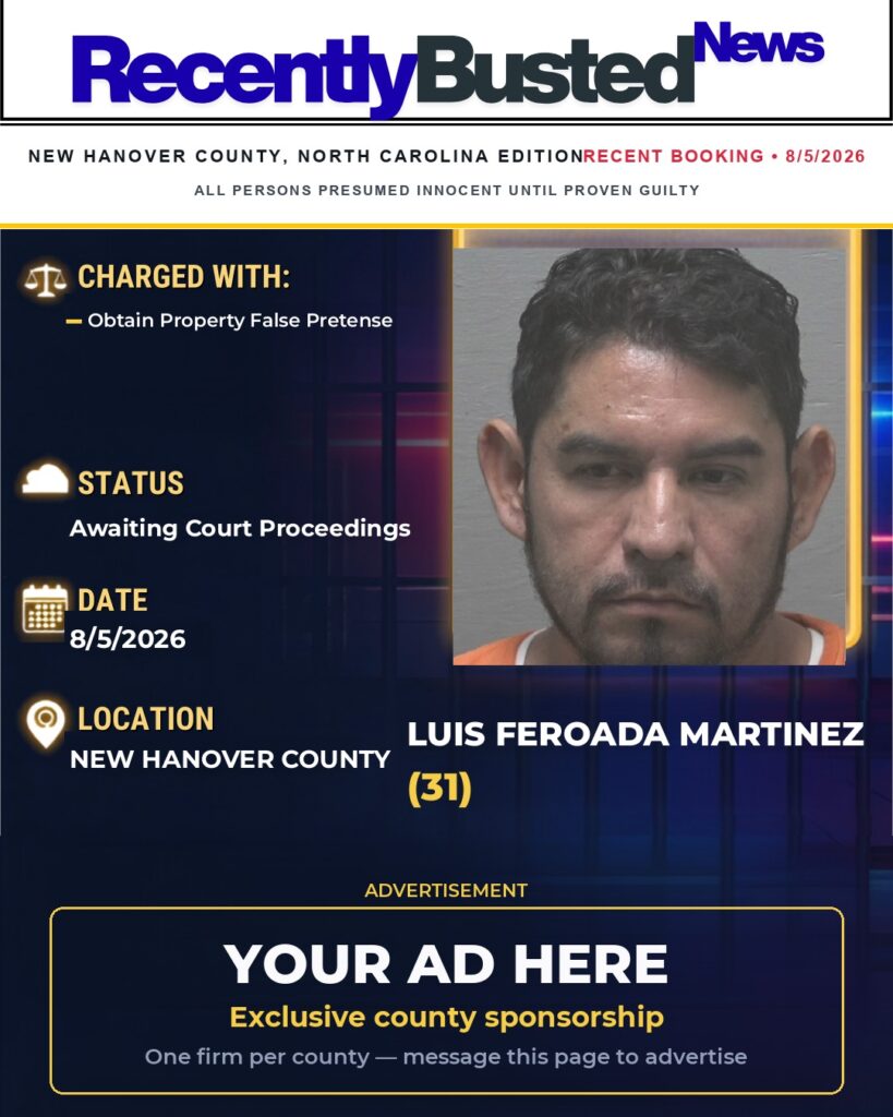 Arrest report โ LUIS FEROADA MARTINEZ