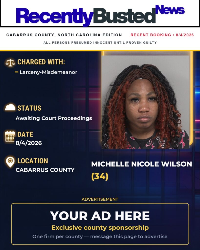 Arrest report โ MICHELLE NICOLE WILSON