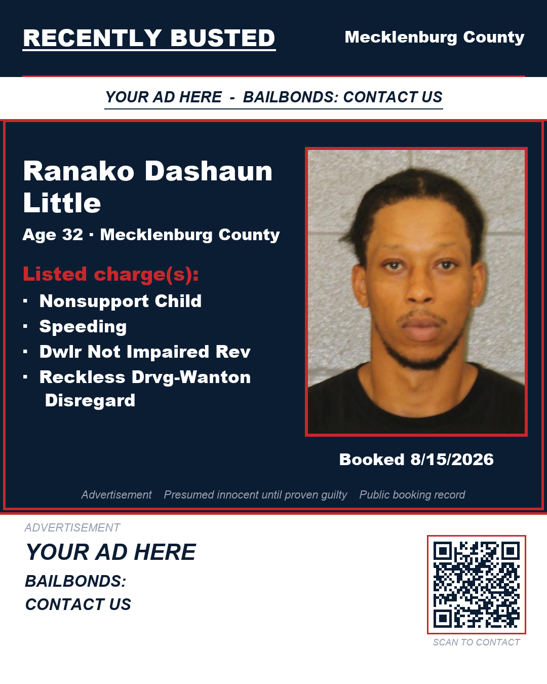 Arrest report - RANAKO DASHAUN LITTLE