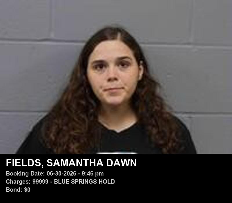 Arrest report - SAMANTHA DAWN FIELDS
