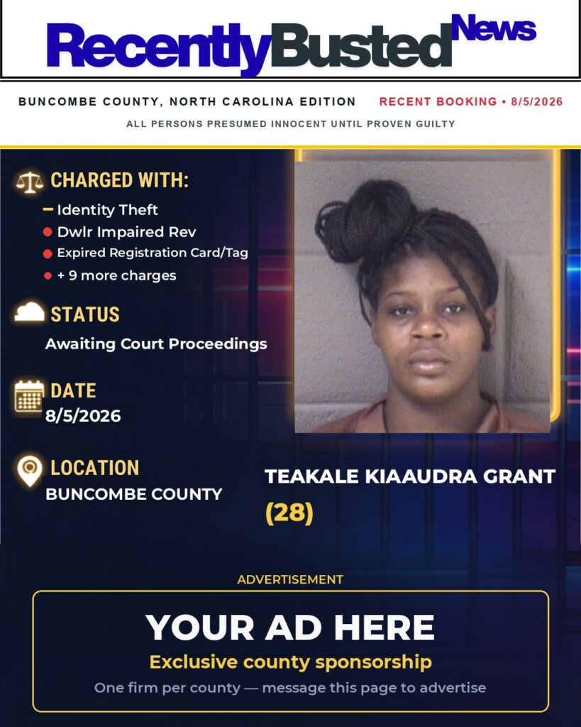 Arrest report โ TEAKALE KIAAUDRA GRANT