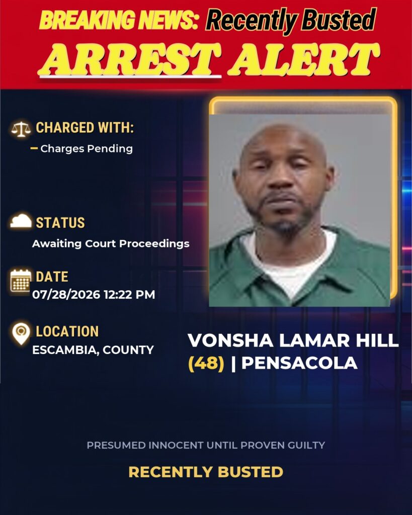 Arrest report — Vonsha Lamar Hill