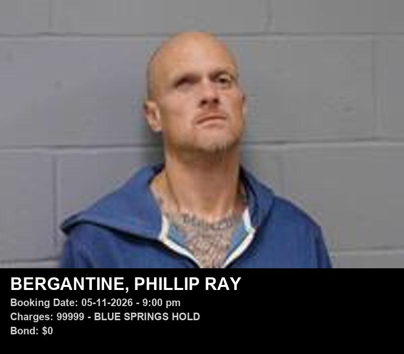 Arrest report - PHILLIP RAY BERGANTINE