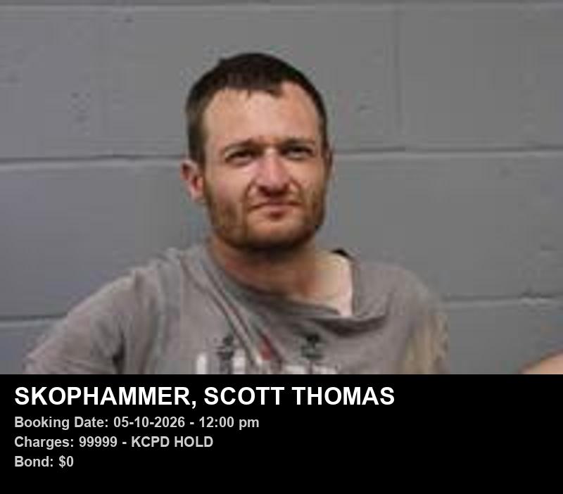 Arrest report - SCOTT THOMAS SKOPHAMMER