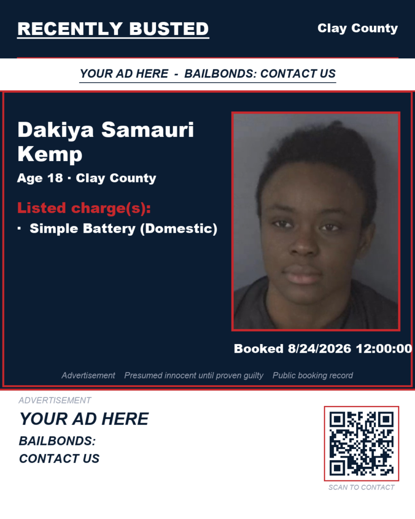 Arrest report - DAKIYA SAMAURI KEMP