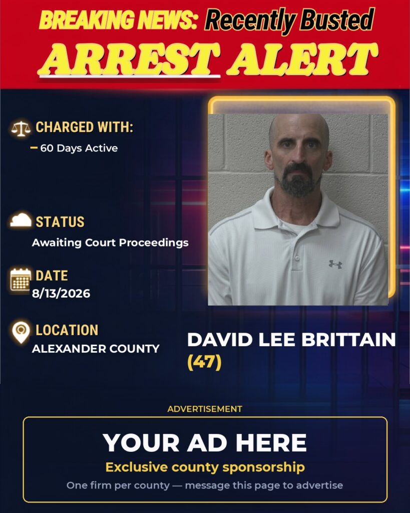 Arrest report — DAVID LEE BRITTAIN