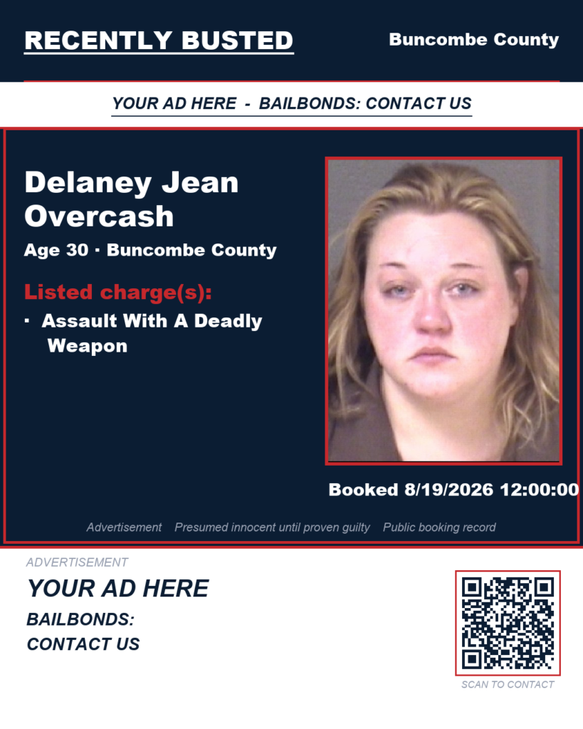 Arrest report - DELANEY JEAN OVERCASH