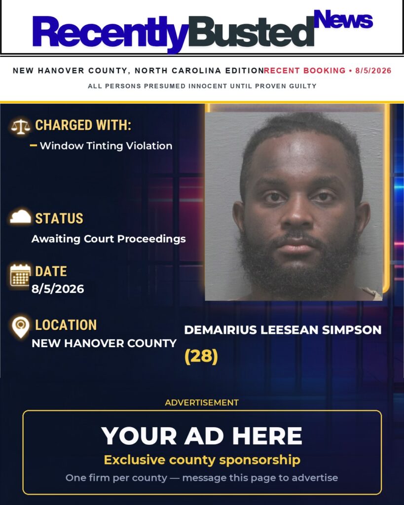 Arrest report โ DEMAIRIUS LEESEAN SIMPSON