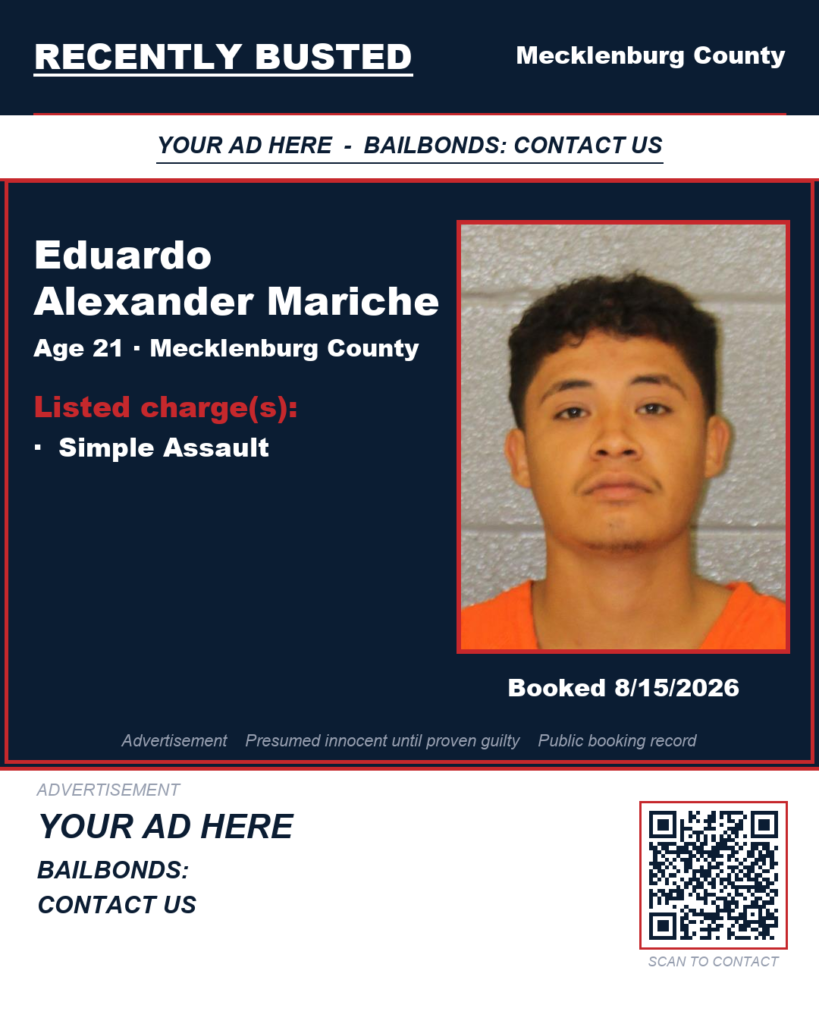 Arrest report — EDUARDO ALEXANDER MARICHE