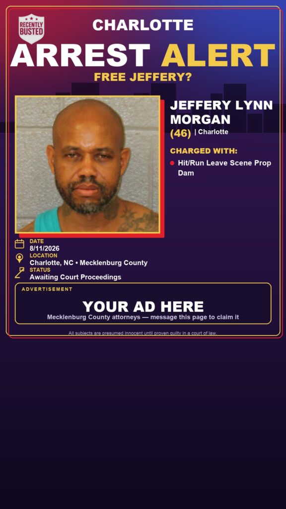 Arrest report — JEFFERY LYNN MORGAN