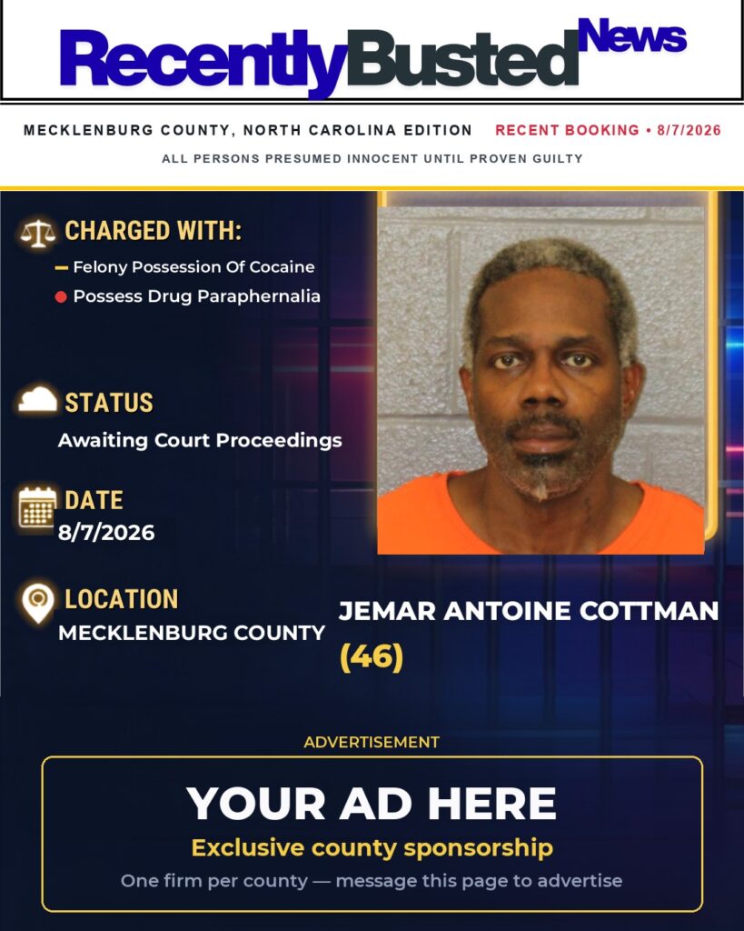 Arrest report — JEMAR ANTOINE COTTMAN
