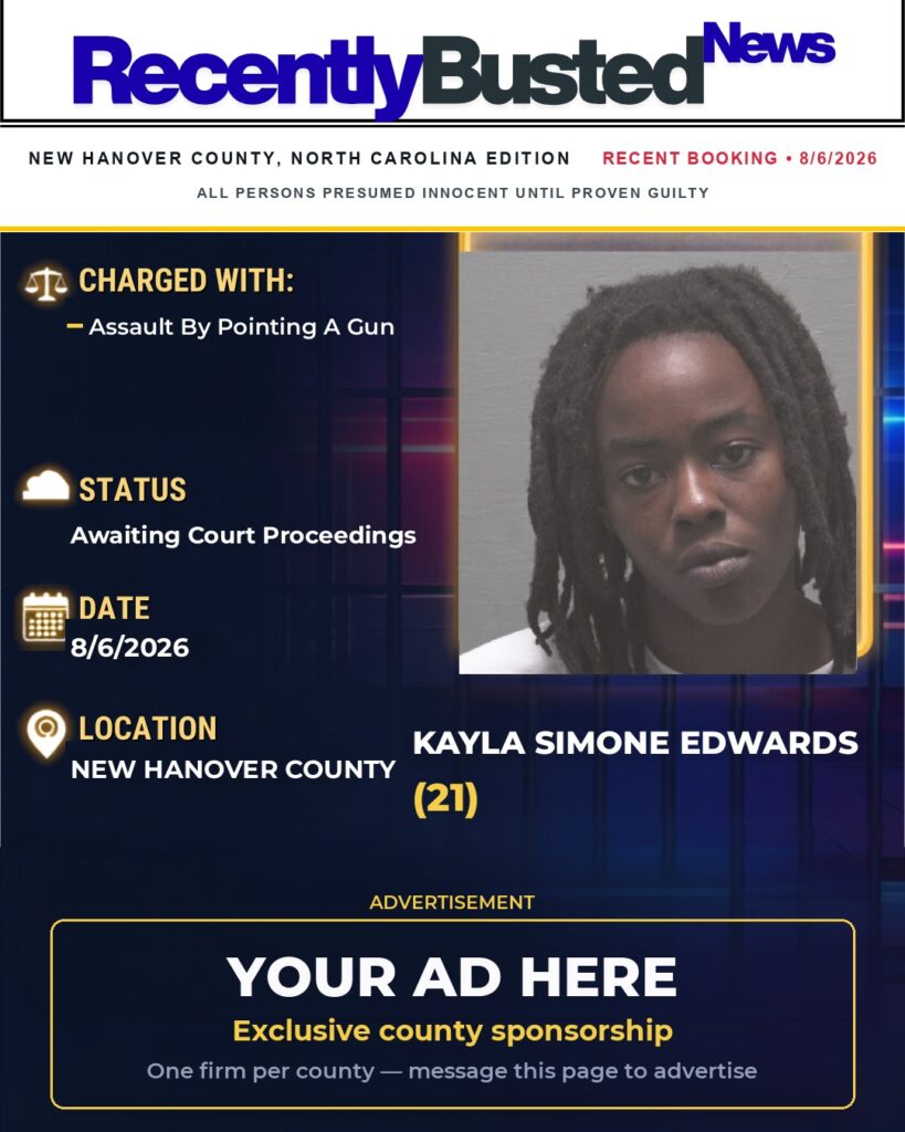 Arrest report — KAYLA SIMONE EDWARDS