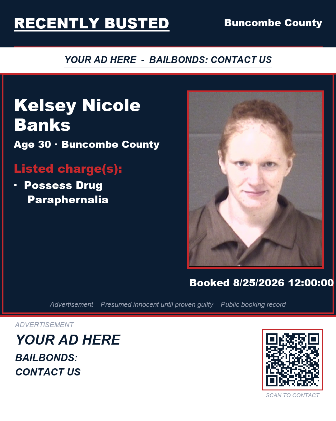 Arrest report - KELSEY NICOLE BANKS