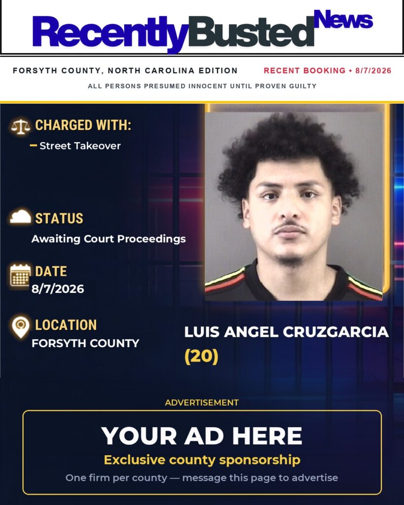 Arrest report — LUIS ANGEL CRUZGARCIA