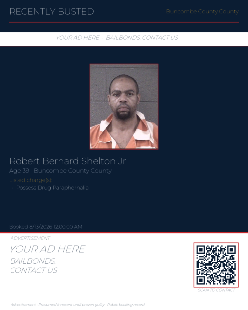 Arrest report — ROBERT BERNARD SHELTON JR