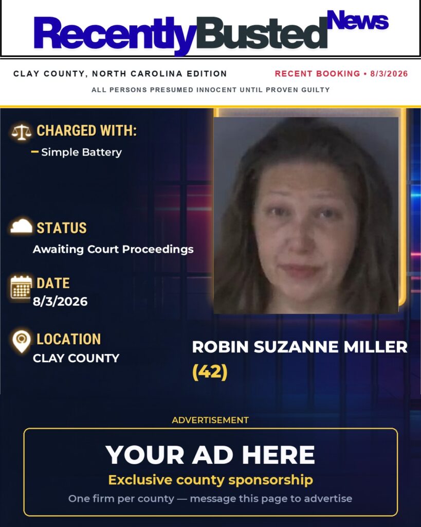 Arrest report — ROBIN SUZANNE MILLER