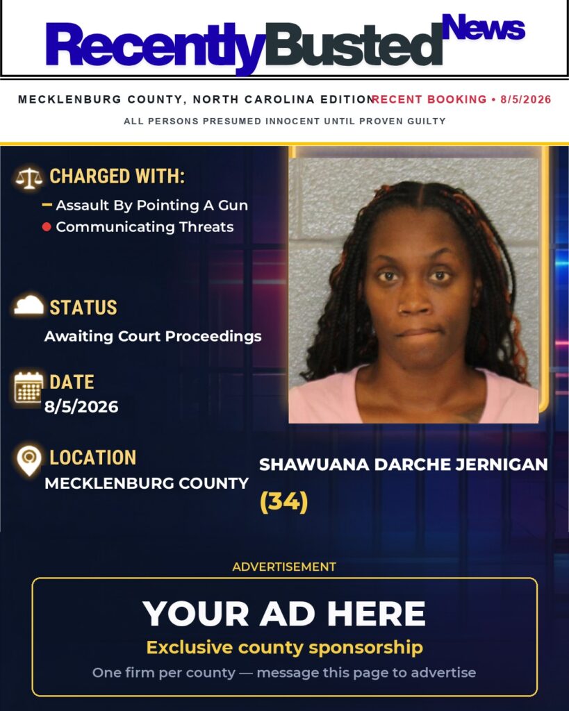 Arrest report — SHAWUANA DARCHE JERNIGAN
