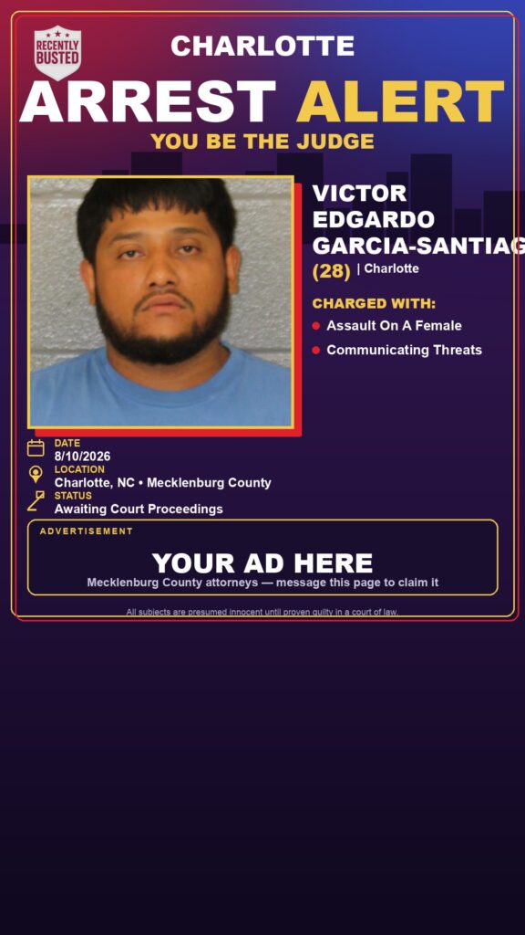 Arrest report — VICTOR EDGARDO GARCIA-SANTIAGO