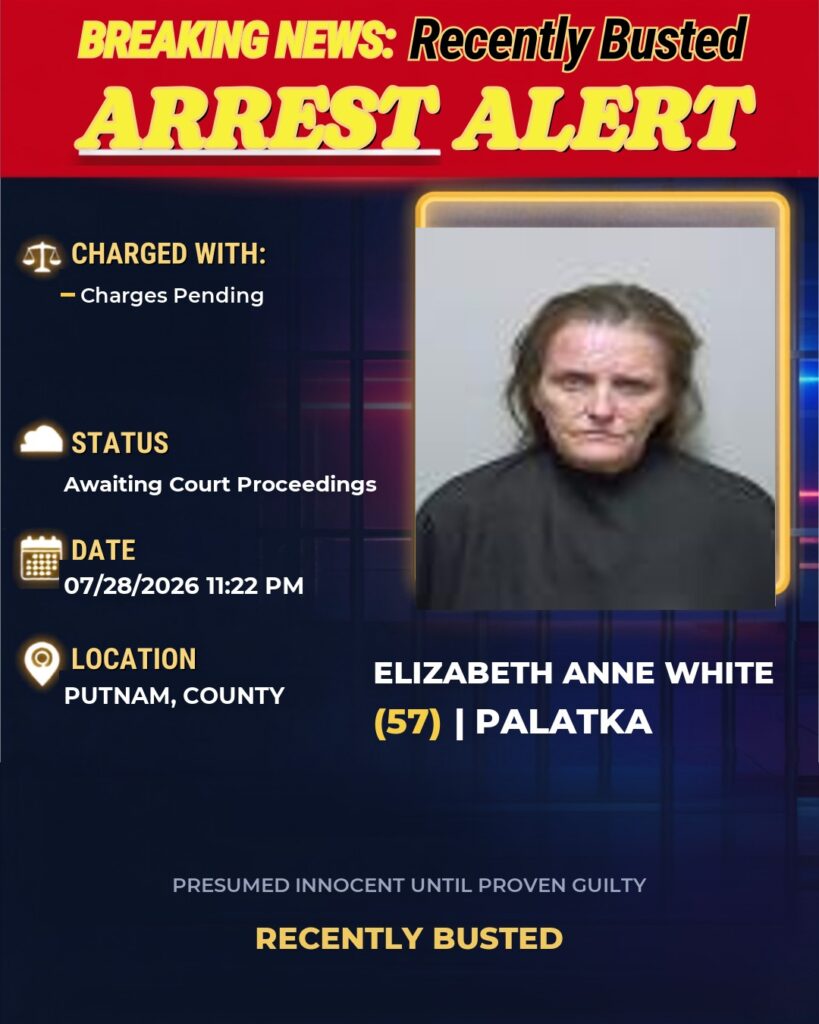 Arrest report โ Elizabeth Anne White
