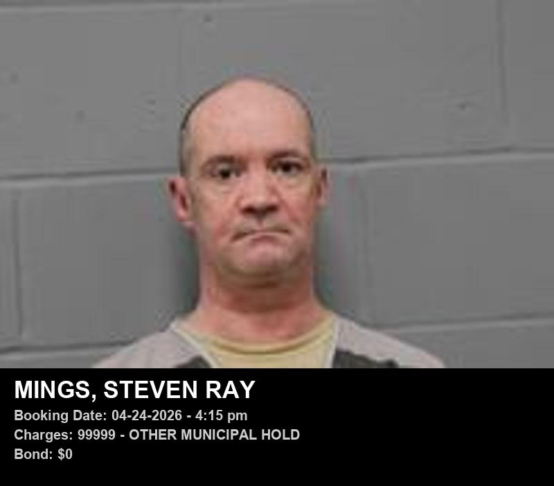 Arrest report - STEVEN RAY MINGS