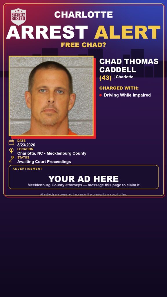Arrest report — CHAD THOMAS CADDELL
