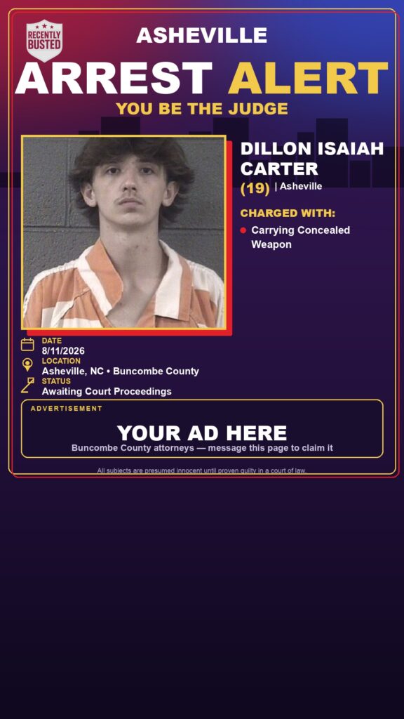 Arrest report — DILLON ISAIAH CARTER