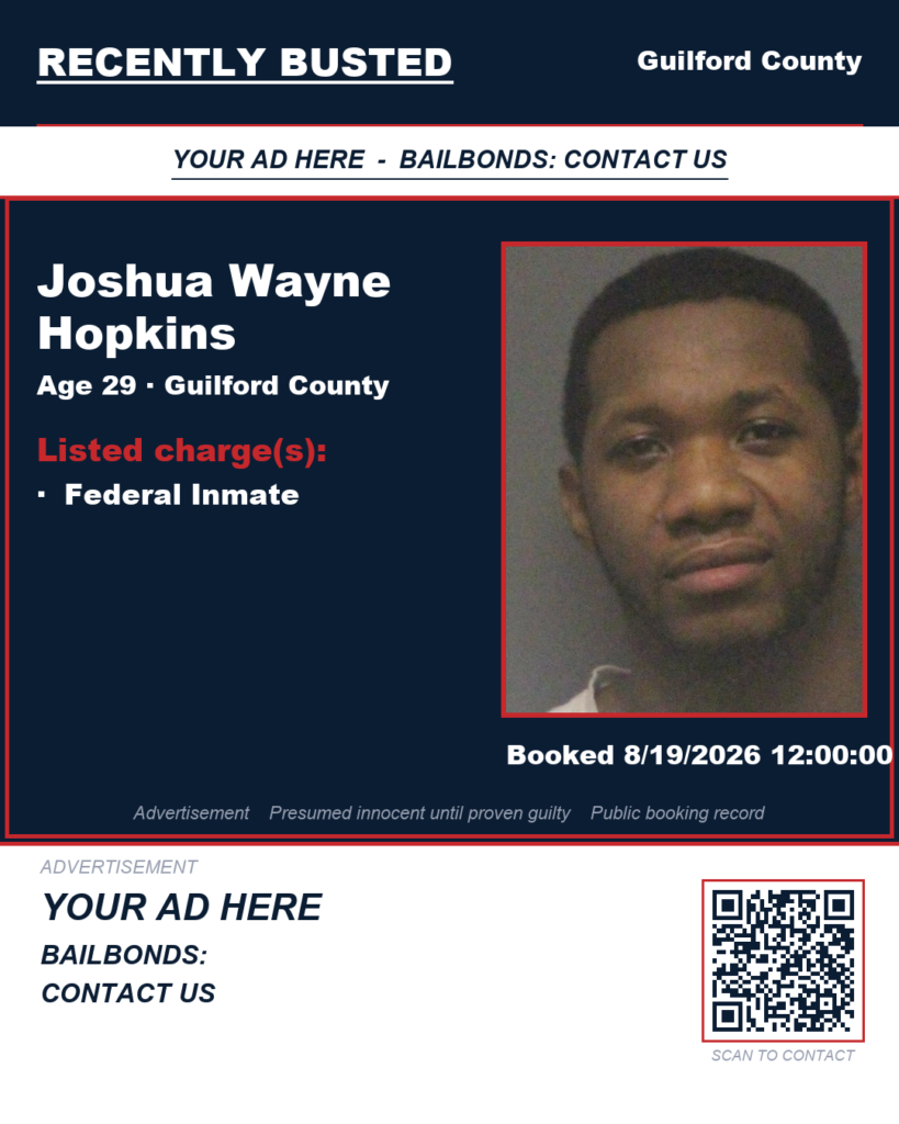 Arrest report — JOSHUA WAYNE HOPKINS