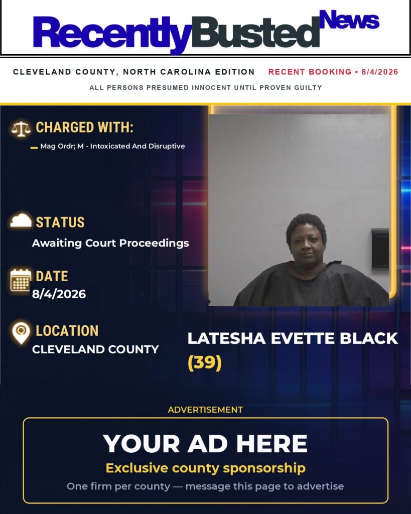 Arrest report โ LATESHA EVETTE BLACK