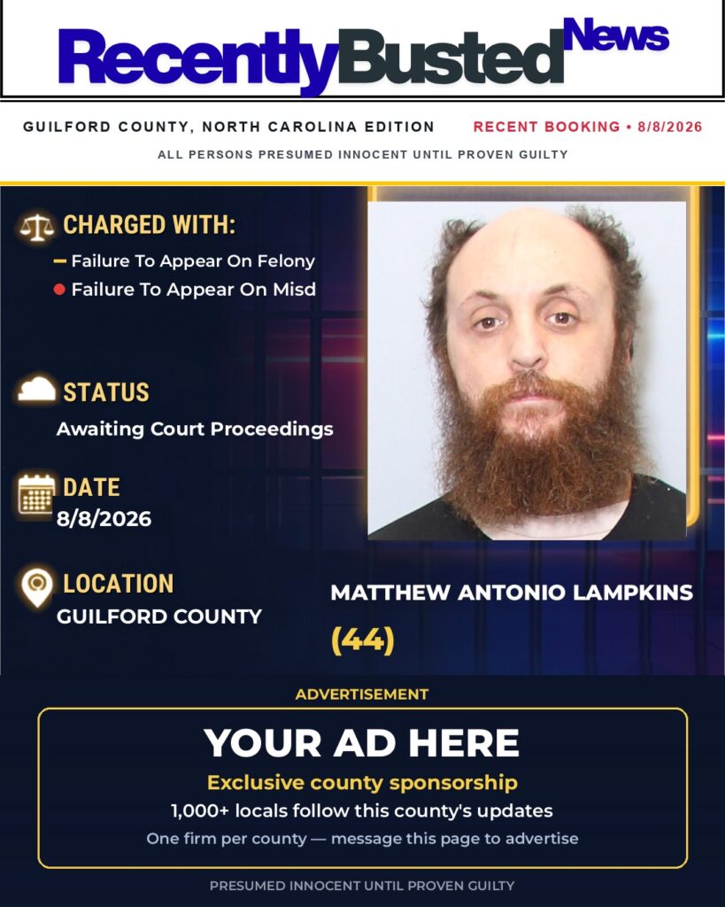 Arrest report — MATTHEW ANTONIO LAMPKINS