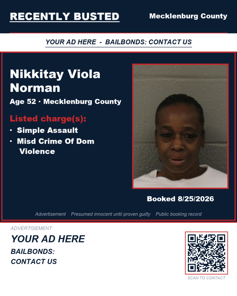 Arrest report - NIKKITAY VIOLA NORMAN