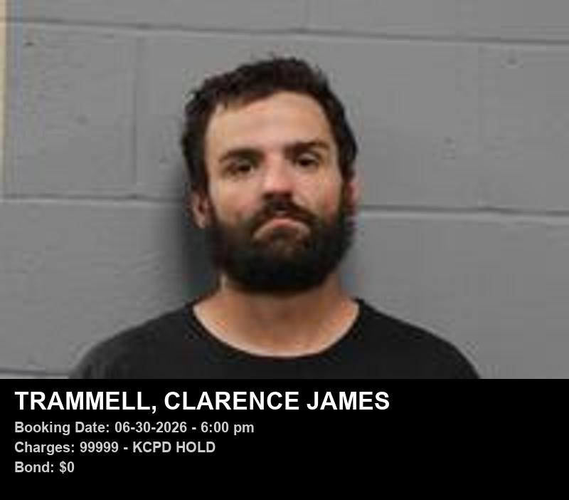 Arrest report - CLARENCE JAMES TRAMMELL