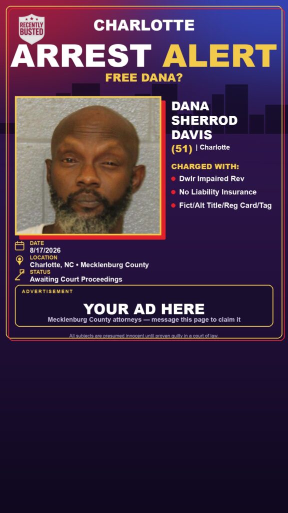 Arrest report — DANA SHERROD DAVIS