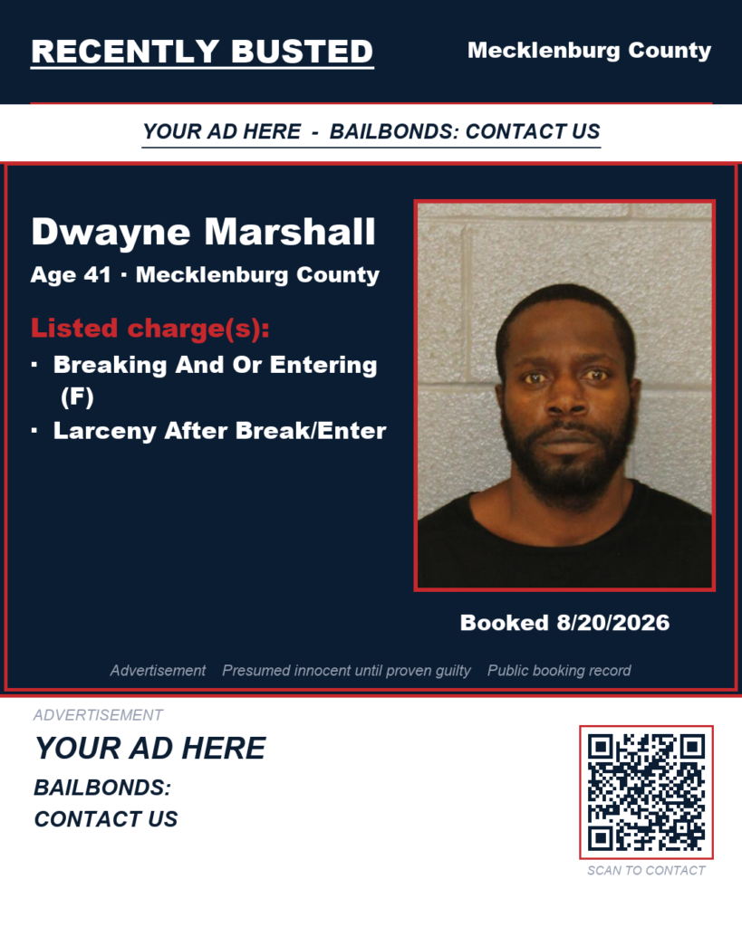 Arrest report - DWAYNE MARSHALL