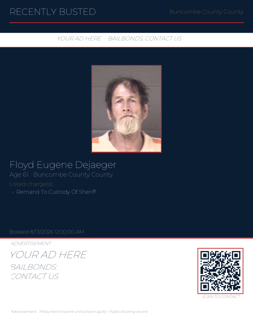 Arrest report — FLOYD EUGENE DEJAEGER