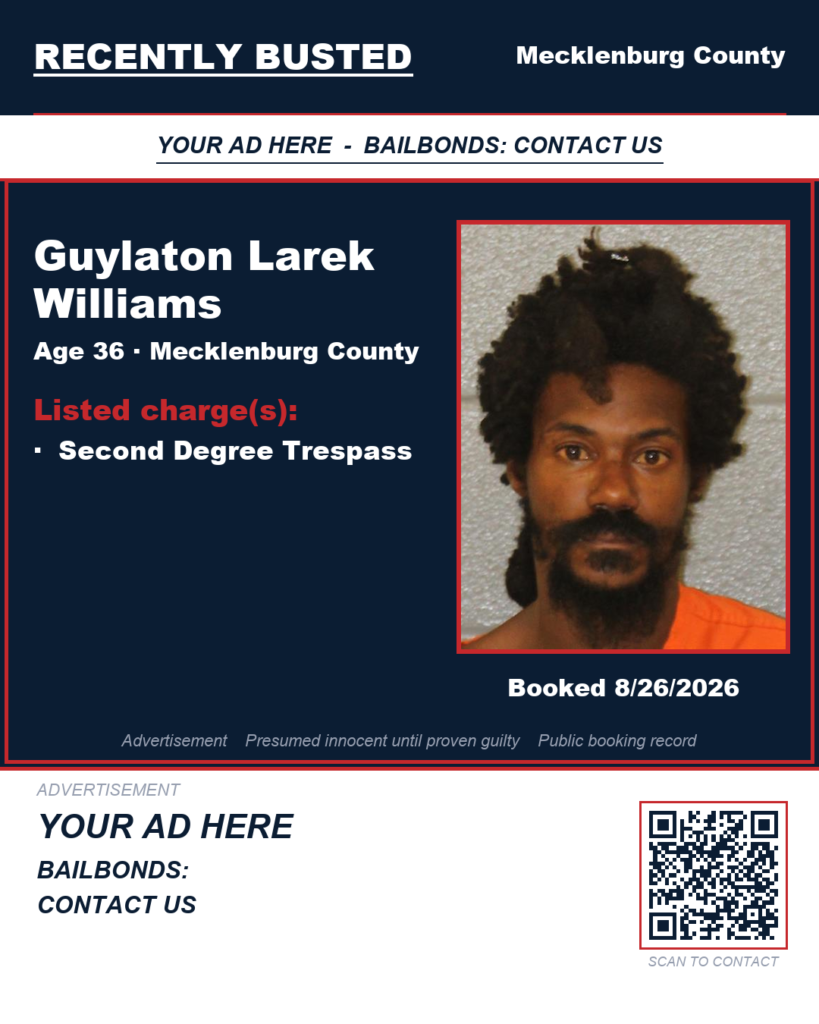 Arrest report - GUYLATON LAREK WILLIAMS