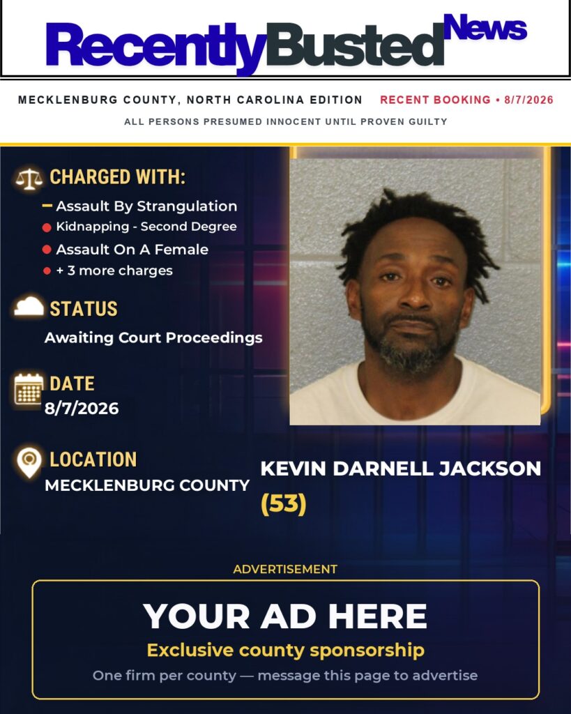 Arrest report — KEVIN DARNELL JACKSON