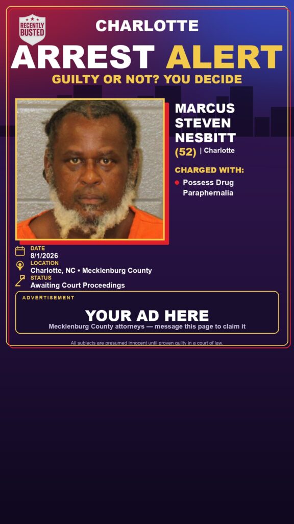 Booking photo of MARCUS STEVEN NESBITT