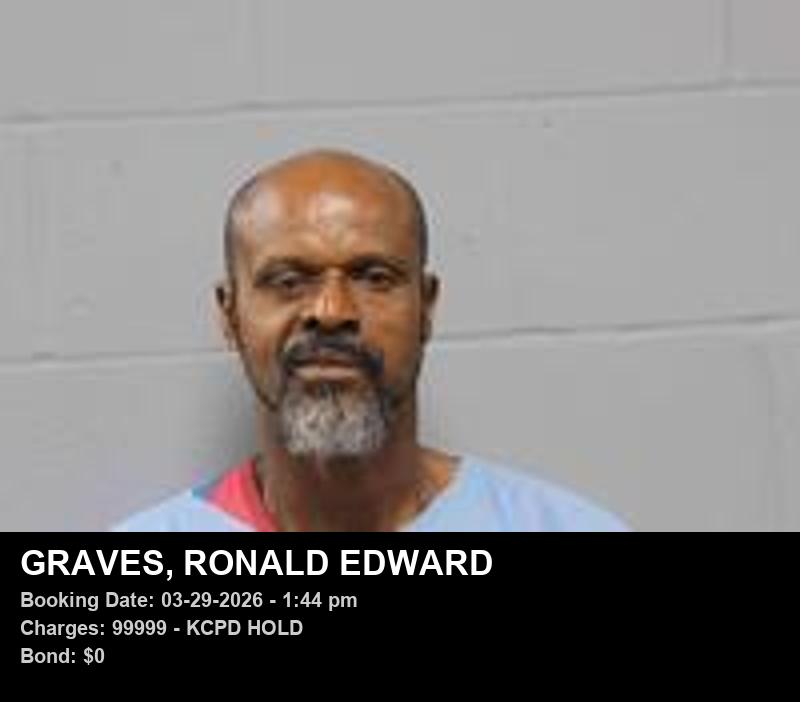Arrest report - RONALD EDWARD GRAVES