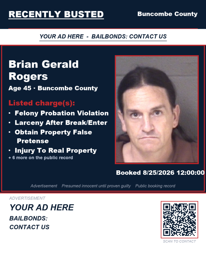 Arrest report - BRIAN GERALD ROGERS