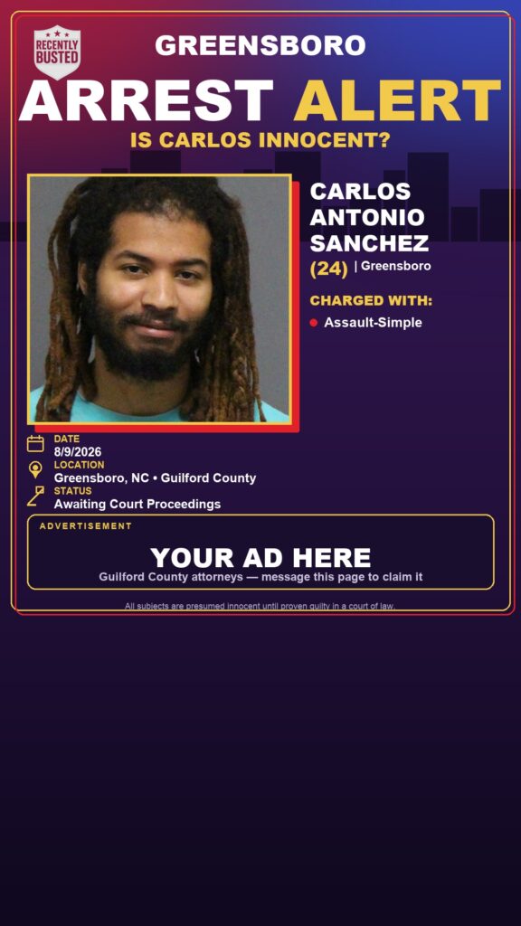 Arrest report — CARLOS ANTONIO SANCHEZ