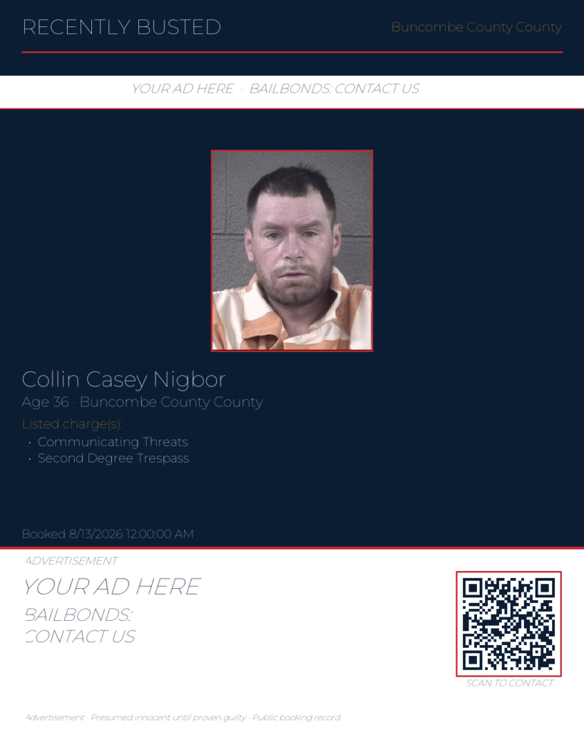 Arrest report — COLLIN CASEY NIGBOR