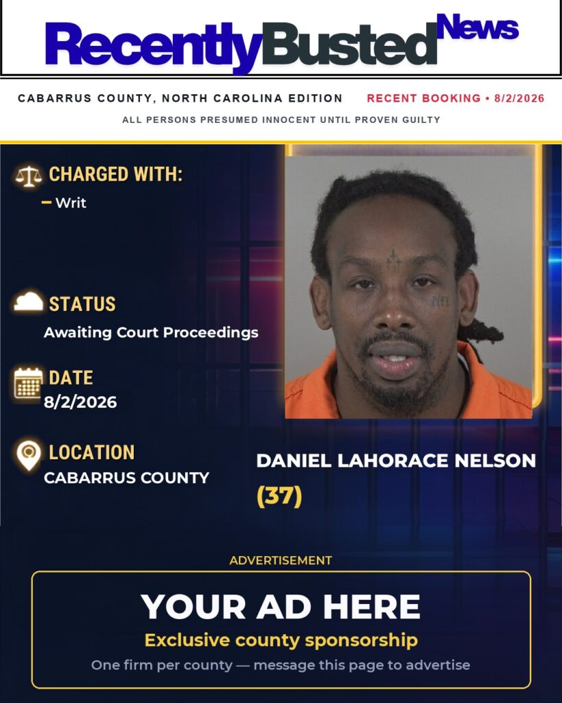Arrest report โ DANIEL LAHORACE NELSON