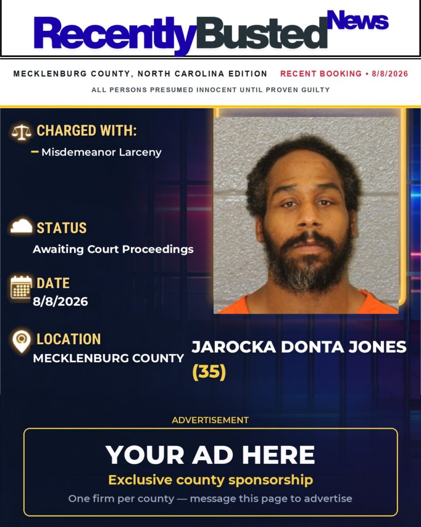 Arrest report โ JAROCKA DONTA JONES