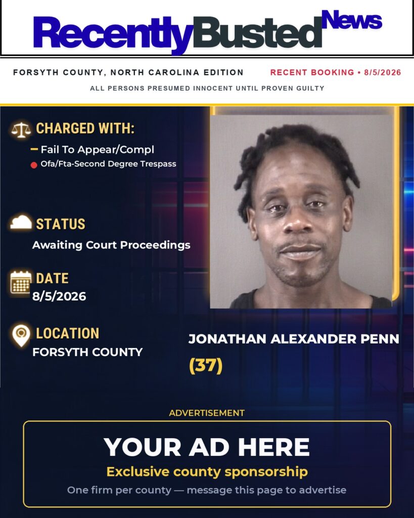 Arrest report โ JONATHAN ALEXANDER PENN