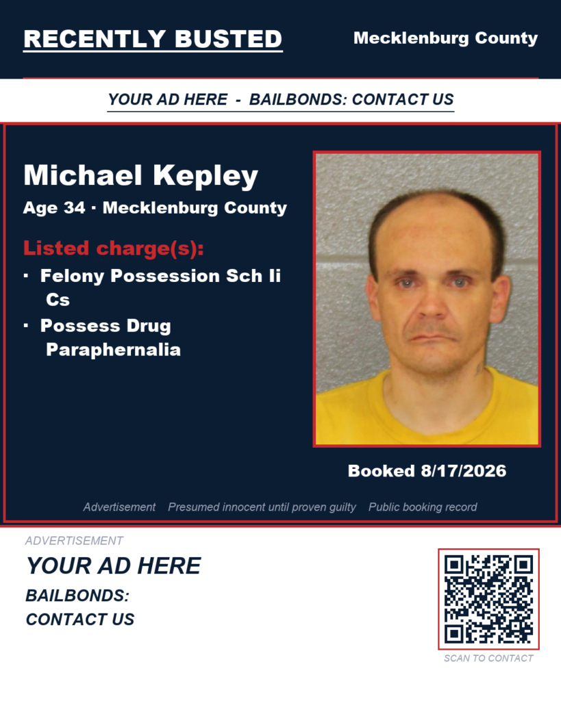 Arrest report — MICHAEL KEPLEY