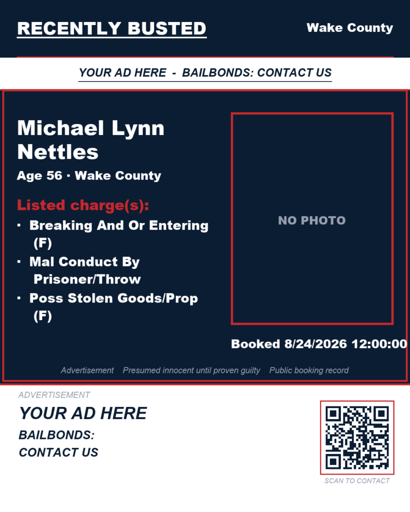 Arrest report - MICHAEL LYNN NETTLES