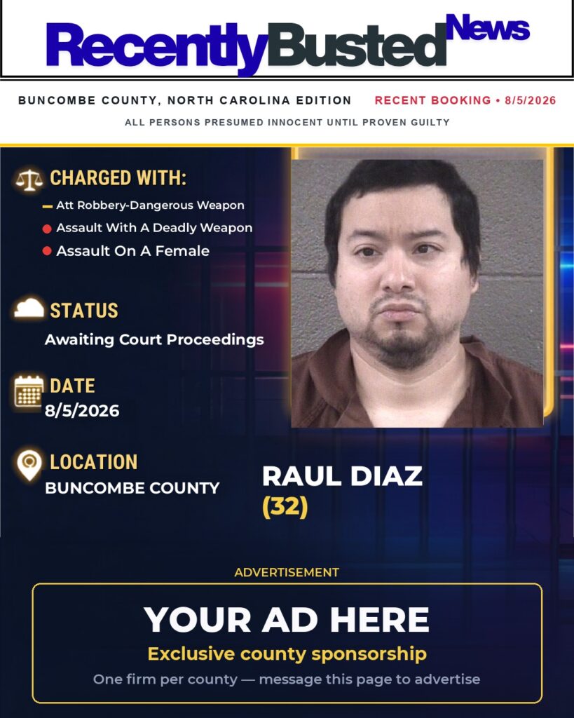 Arrest report — RAUL DIAZ
